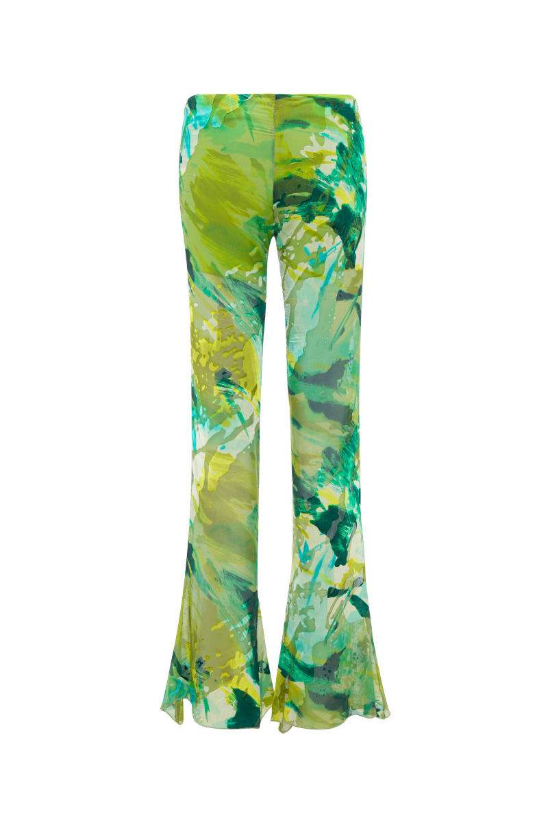 Suncillo Serafina trousers in stylish pants with a tailored fit, shown in a neutral color with a waistband and pockets.