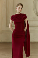 Elegant Bailey gown by Margée Atelier featuring flowing fabric and intricate detailing, perfect for formal occasions.