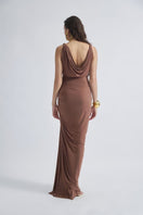 Deme by Gabriella CULT MIA X DEME maxi dress featuring flowy fabric, floral pattern, and sleeveless design, perfect for summer wear.