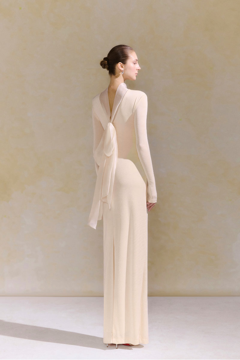 Arti Apparel Doha midi dress with flowing fabric and trendy design, perfect for casual or semi-formal occasions.