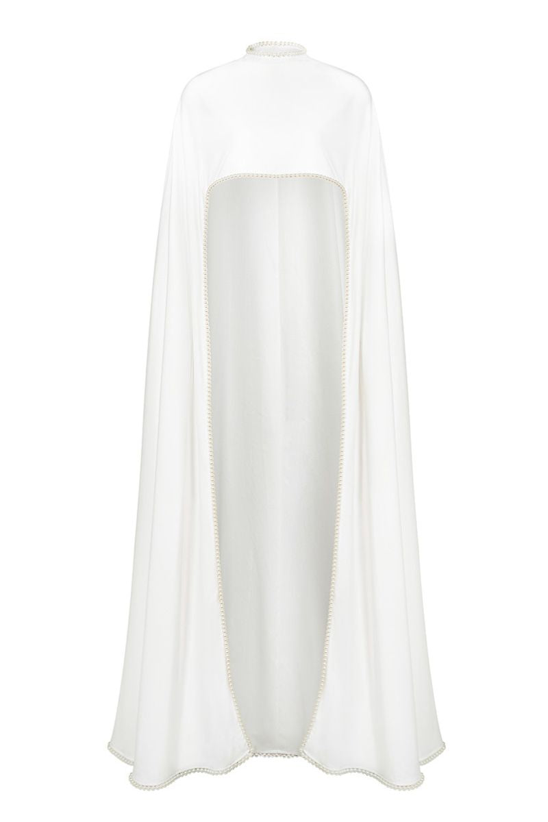 KASTRID CAPE IN WHITE - CULT MIA