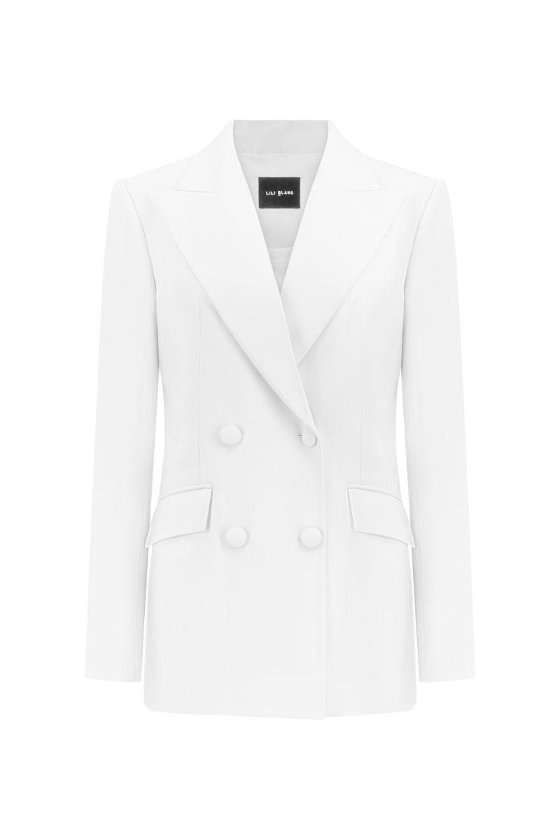 بليزر كلاسيكي مزدوج الصدر