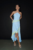 Summer Away ARAVA Maxi Dress, flowing bohemian style with floral print, perfect for summer or casual occasions.