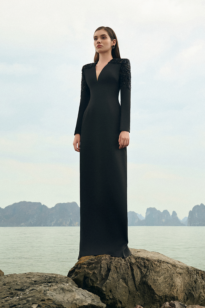 LYCRA TAFFETA GOWN - CULT MIA