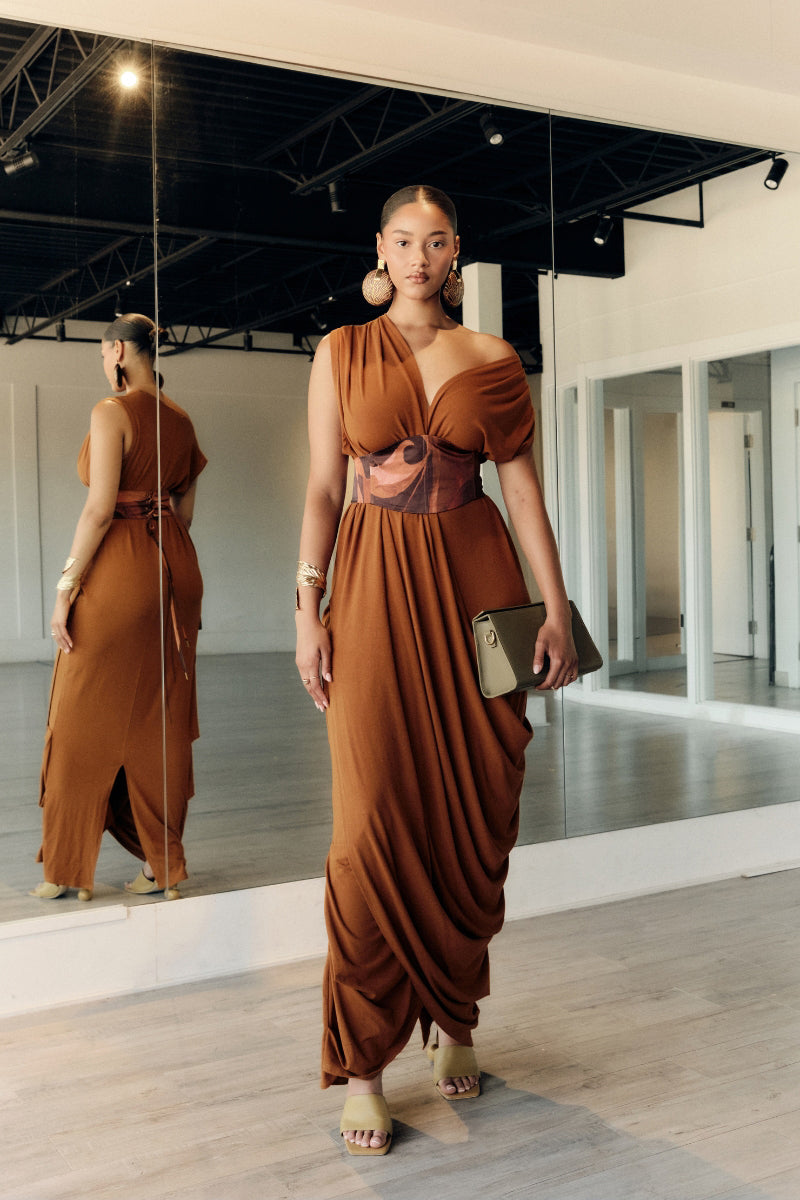 ADI KNIT KAFTAN DRESS