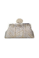 Sarah's Bag Dhalia on Aurora Classic clutch bag with elegant design and detailed craftsmanship, perfect for evening accessories.