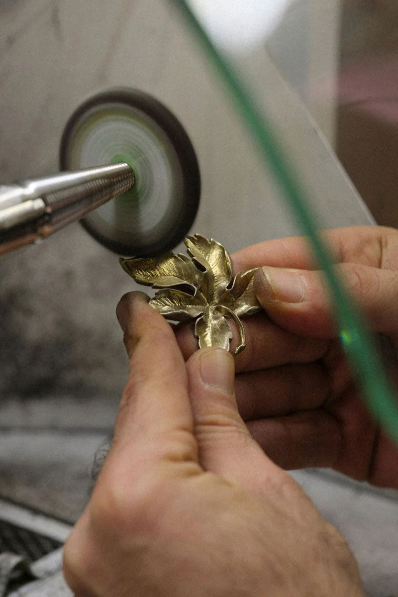 Peracas Paola Ivory Choker necklace featuring a sleek, minimalist design with a smooth, ivory-colored finish.