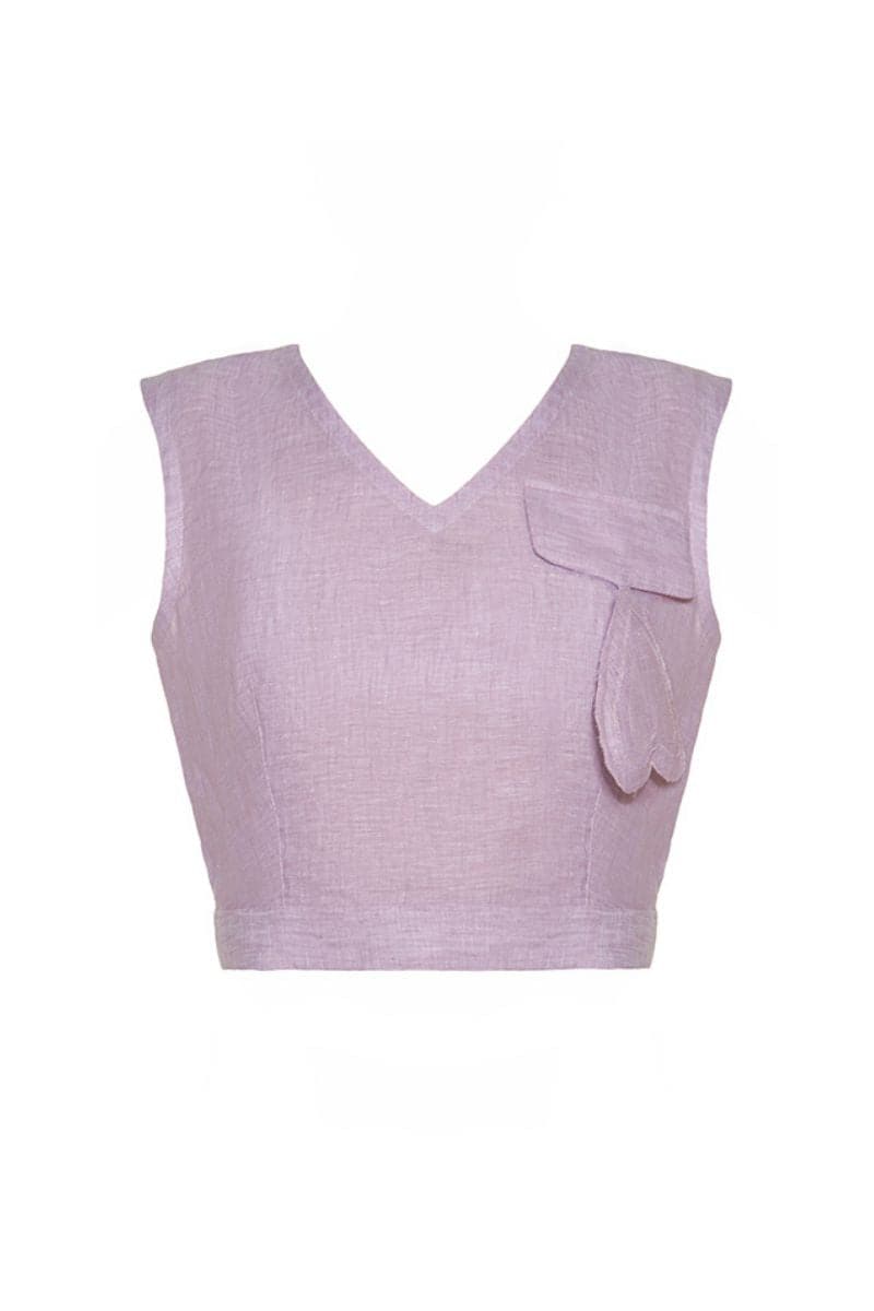 LILAC SWEETHEART CROP TOP - CULT MIA