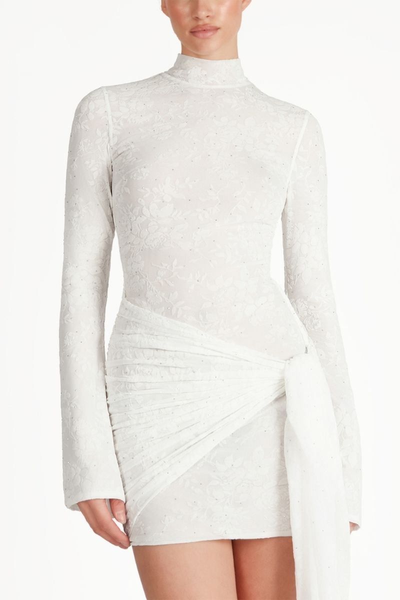 Khanum's KALESY MINI DRESS IN White | Cult Mia Khanum's KALESY MINI DRESS IN White | Cult Mia