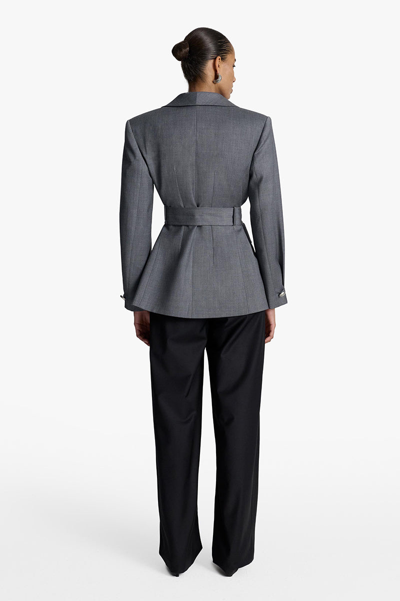 Acaria Studio Wisdom Blazer, tailored women's blazer in classic black with structured fit and notched lapel.