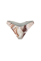 Nelblu Morpho bikini bottom in Cafe print, featuring a stylish and comfortable design with vibrant patterns for beachwear.