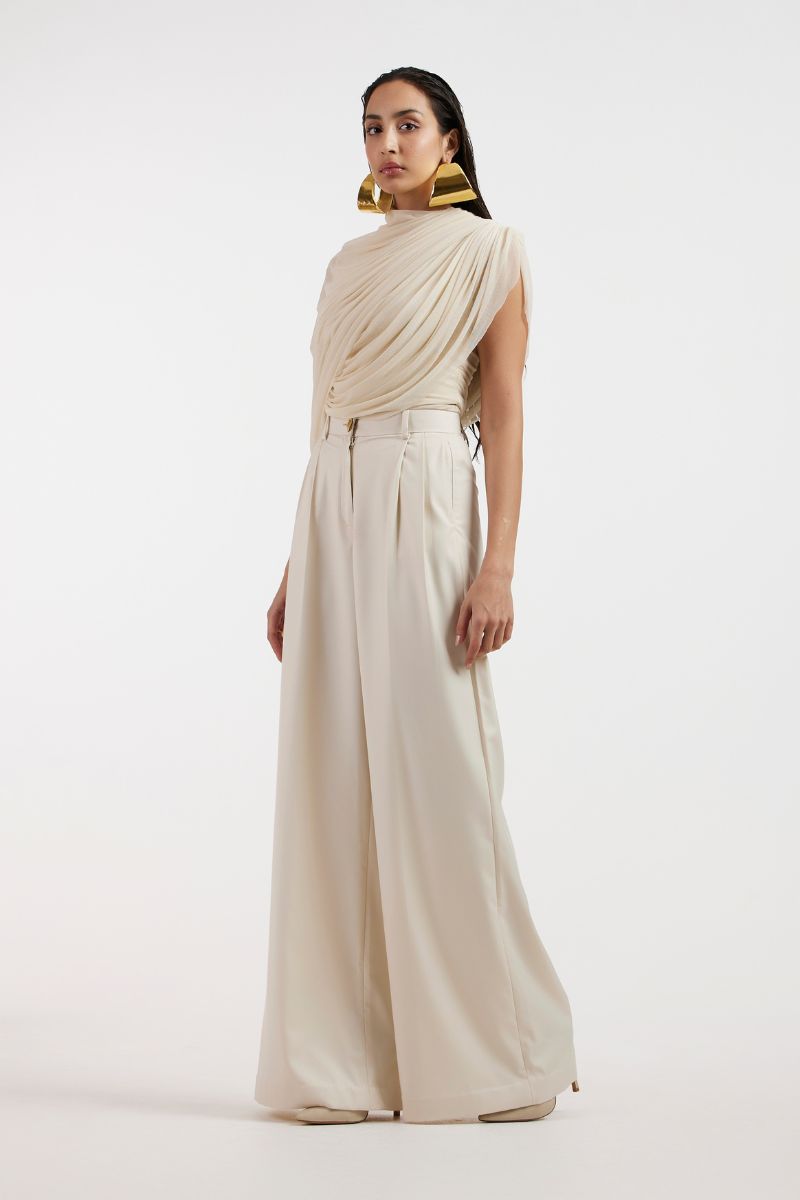 Deme By Gabriella Selene loose fit co-ord set featuring a comfortable top and matching wide-leg pants in stylish fabric