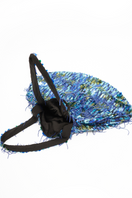 Blue Zari bag from Onalaja, stylish shoulder bag with intricate zari detailing and a sleek design.