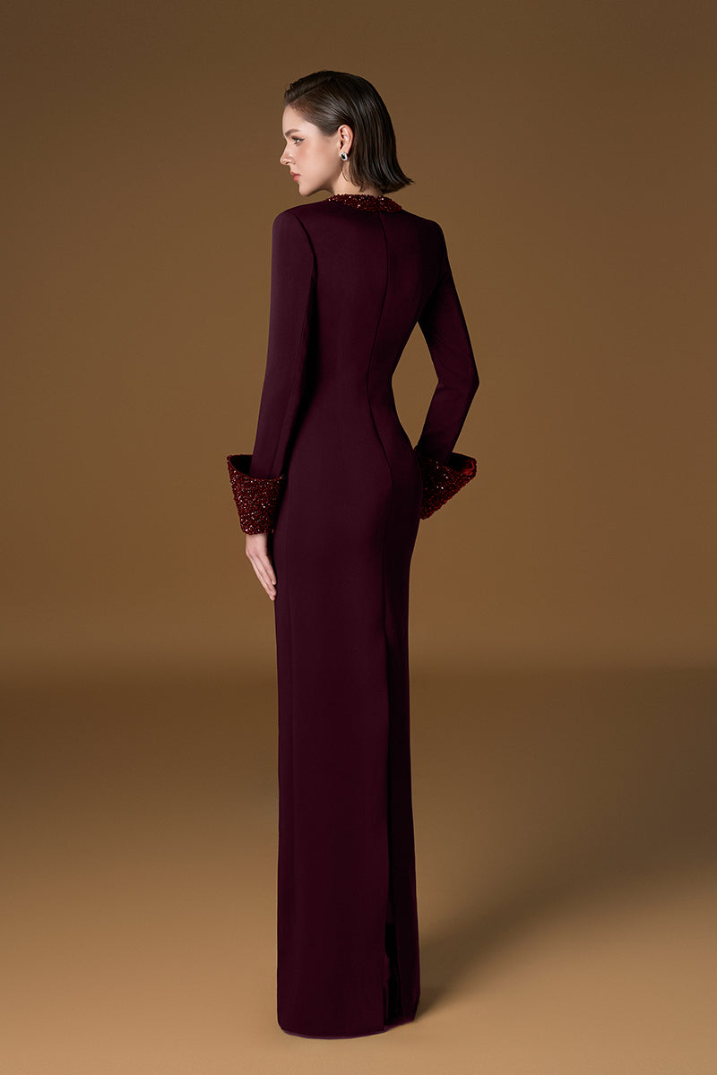 AURORA CREPE SILK LINED MAXI DRESS IN RED | CULT MIA | I.H.F AURORA CREPE SILK LINED MAXI DRESS IN RED | CULT MIA | I.H.F
