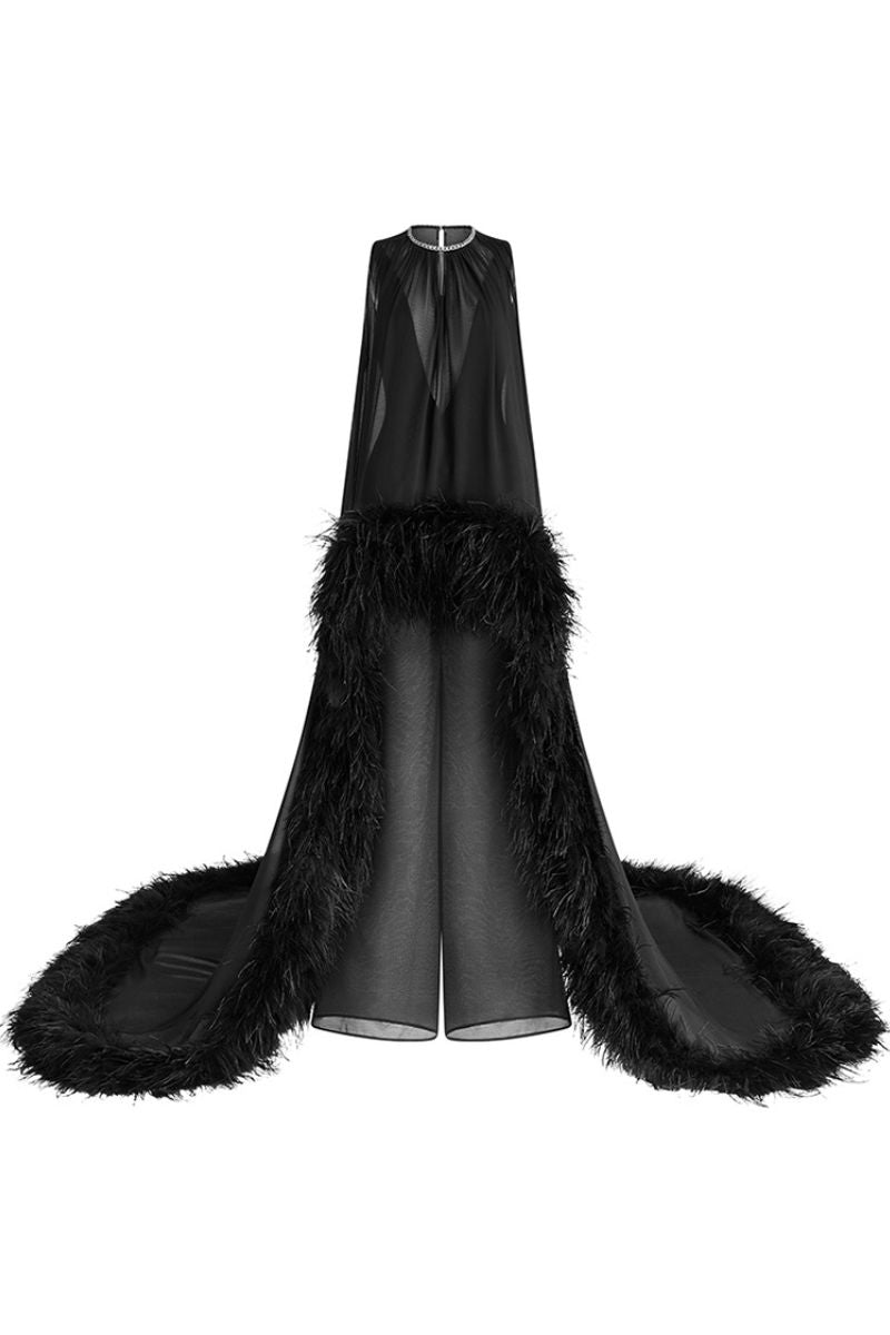 NOCTURNAL WARMTH JUMPSUIT IN BLACK - CULT MIA