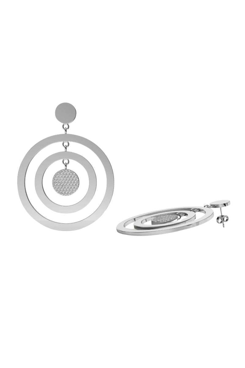 CANNES SILVER EARRINGS - CULT MIA