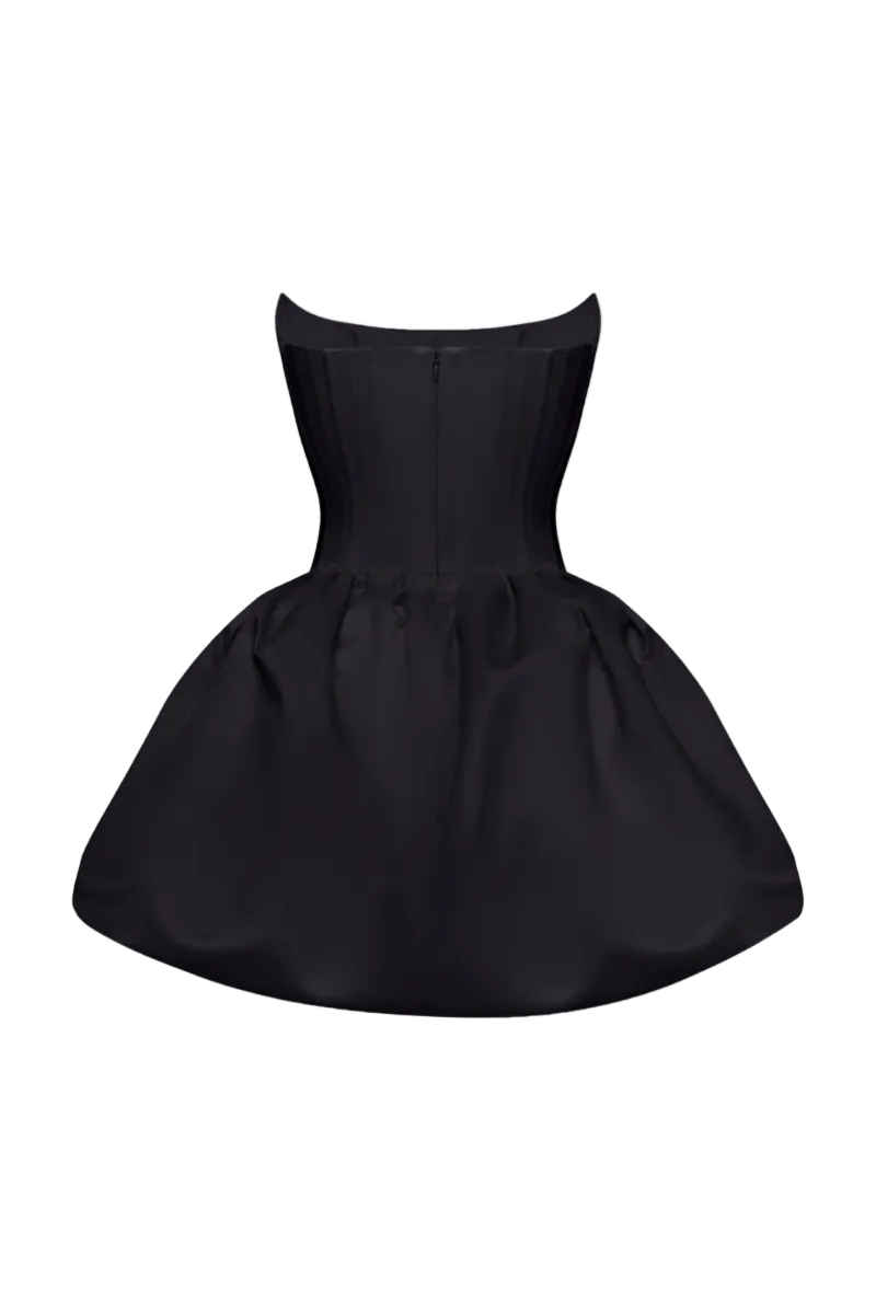 Black Violet Transformer Dress by Balykina, a stylish maxi dress with versatile design and flowing fabric.