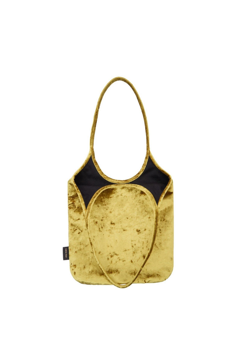 Vikele Studio Gigi Bag in gold shoulder bag with sleek design and adjustable strap, stylish accessory for daily or evening wear.