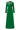 GREEN ROUND CRYSTAL EMBELLISHED GOWN - CULT MIA