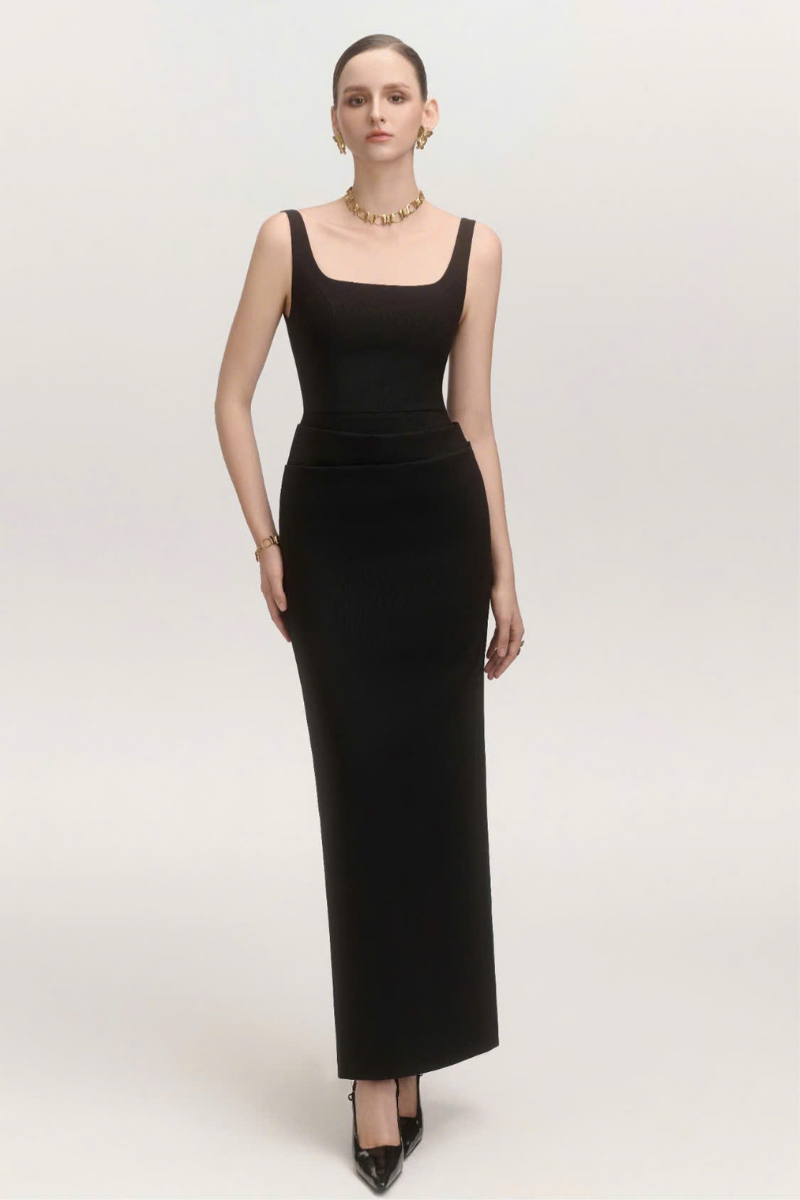 CHAMPAGNE MIDI DRESS - CULT MIA