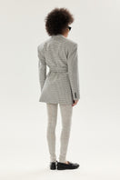 LARETAGGIO VARI wool gray blazer shown on a mannequin, tailored fit with classic lapel and single-button closure.
