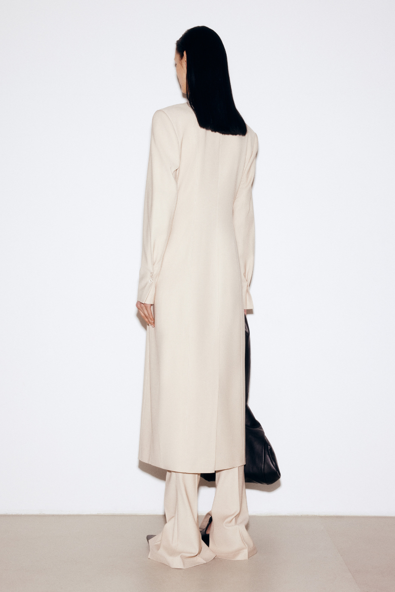 BEIGE BLAZER-DRESS - CULT MIA