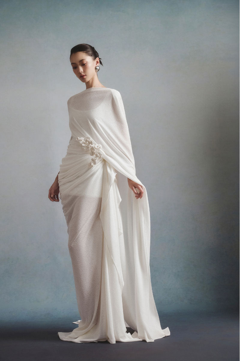 ETHEREAL DRAPE GOWN | CULT MIA