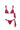 FUCHSIA TIE TOP AND SLIDING TIE BOTTOM BIKINI - CULT MIA