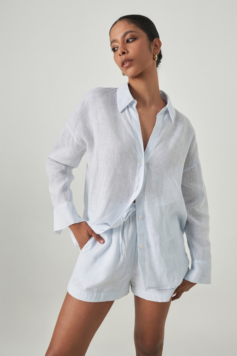 ARUBA SHIRT IN ICE BLUE - CULT MIA
