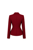 ESTEE FITTED JACKET IN PAPRIKA RED