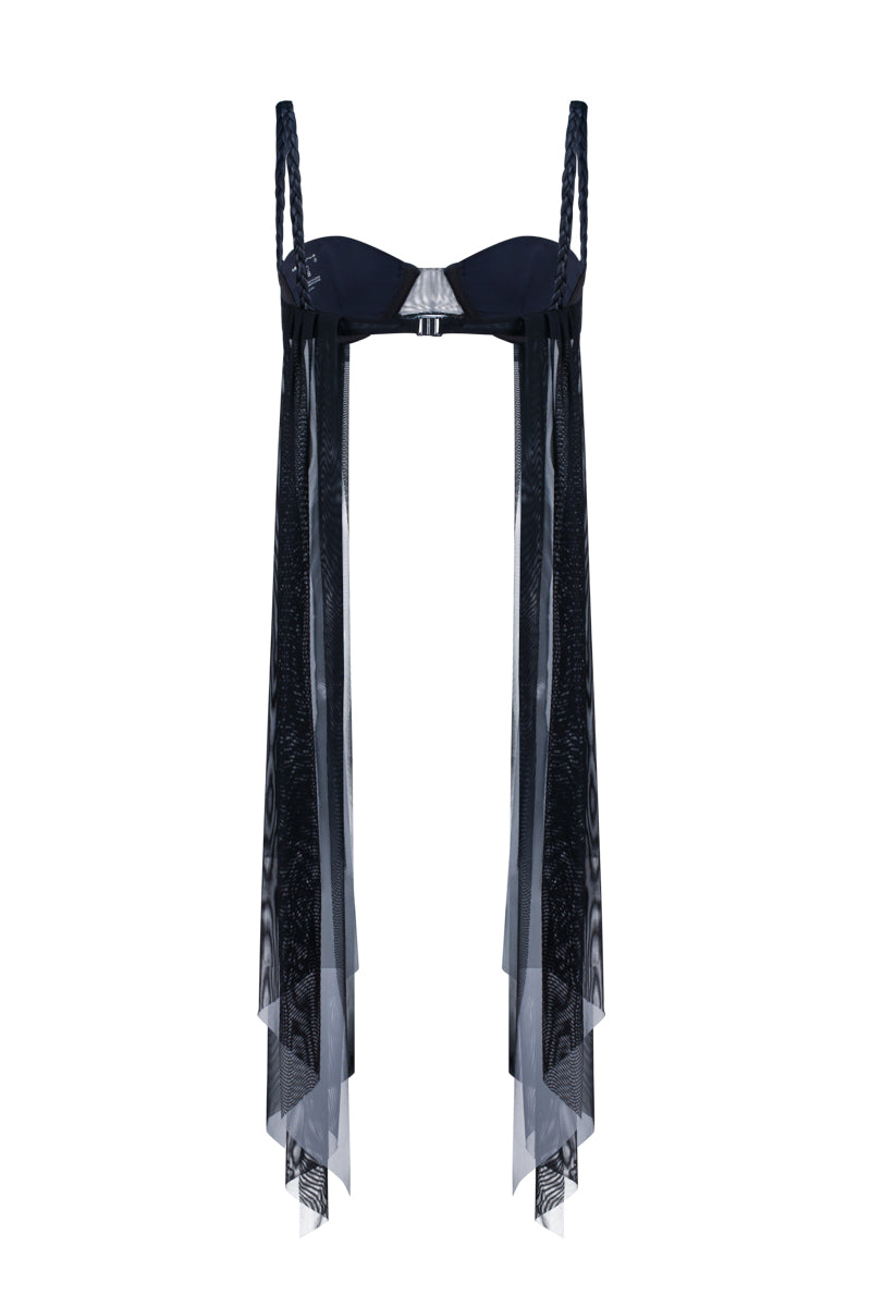 MESH TIE BIKINI TOP - CULT MIA