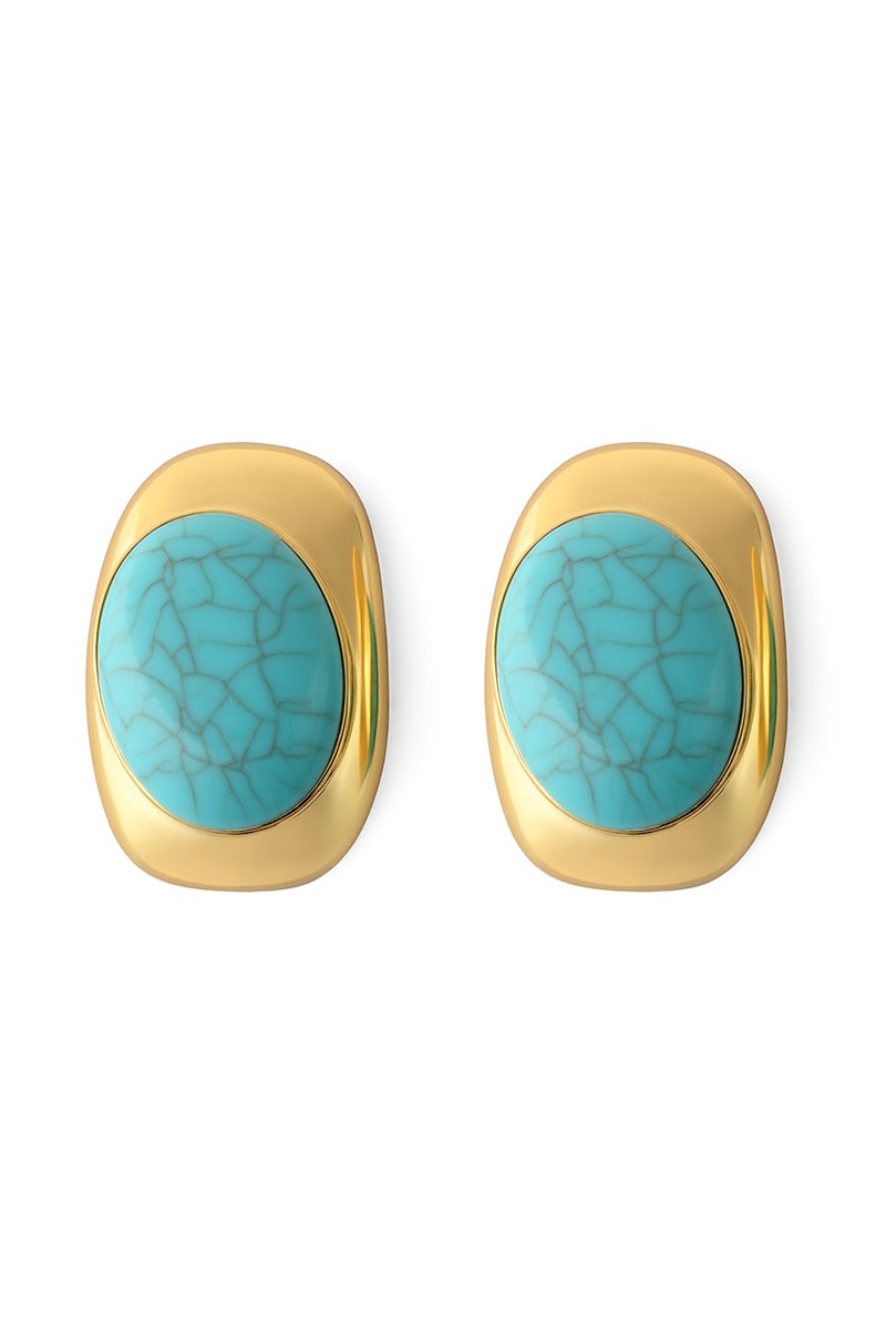 SEA BLOSSOM BLUE EARRINGS - CULT MIA