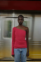 Baobab Kairi top in bubblegum pink, stylish sleeveless blouse with a fitted design, perfect for casual or trendy outfits.