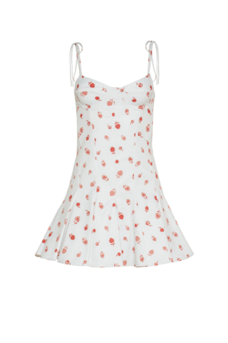 ROSITA MINI DRESS IN IVORY