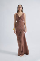 Deme by Gabriella Cult Mia X Deme maxi dress, flowy floral-length dress with ruffled straps and a fitted waist.
