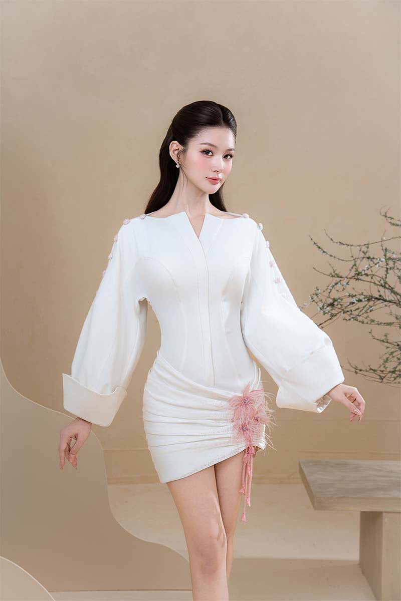 CELESTIAL VEIL MINI DRESS | CULT MIA