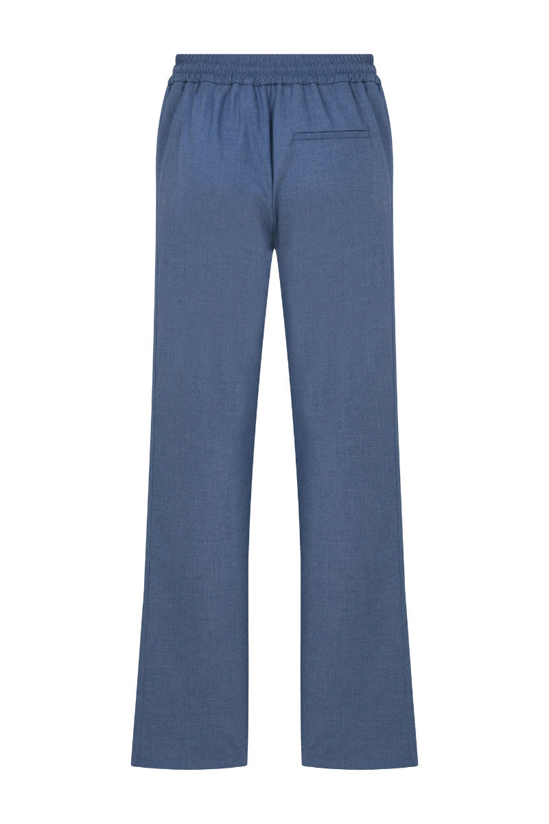 Blue ColoReve sweat pants featuring a comfortable fit and casual style, shown in a detailed image.