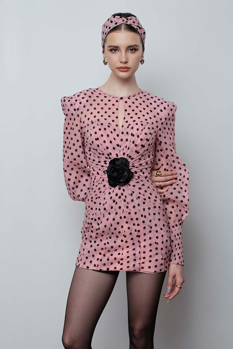 MIDNIGHT POLAROID MINI DRESS - CULT MIA