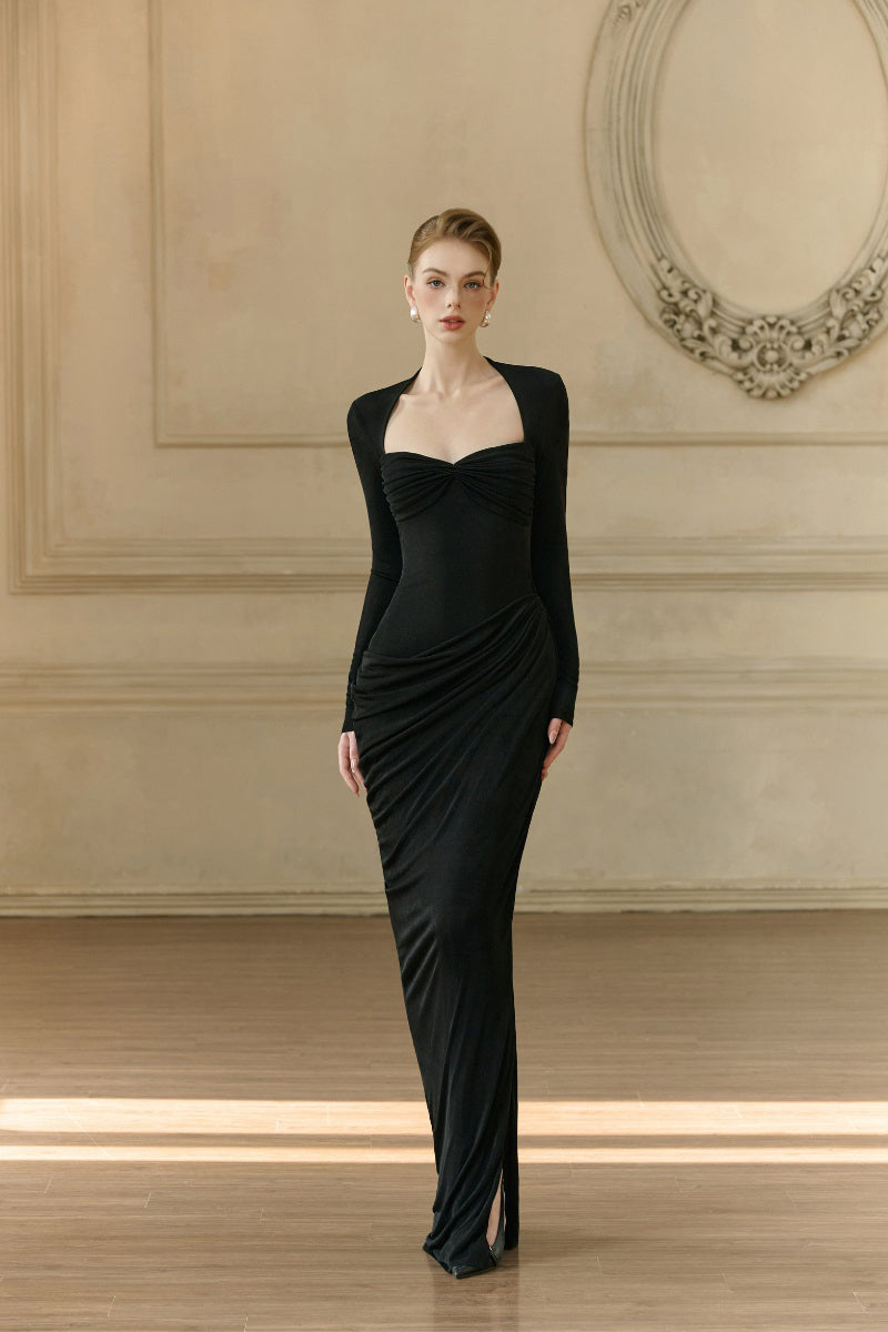 Elegant MIA Maxi Dress by Margée Atelier featuring flowing fabric and a stylish silhouette, perfect for summer occasions.