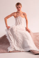 OvertheSea white maxi dress with a flowing design, perfect for summer or casual occasions.