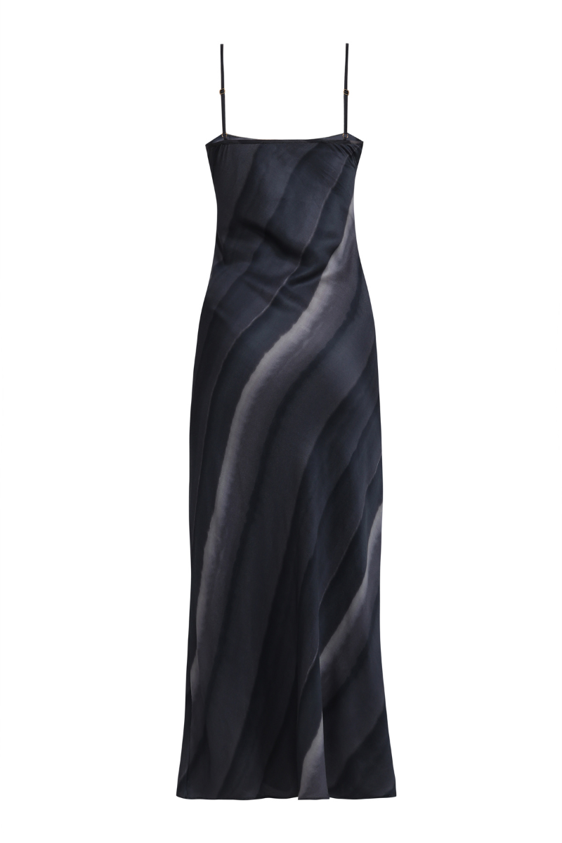 SALERNO SLIP DRESS IN DEEP TIDES - CULT MIA