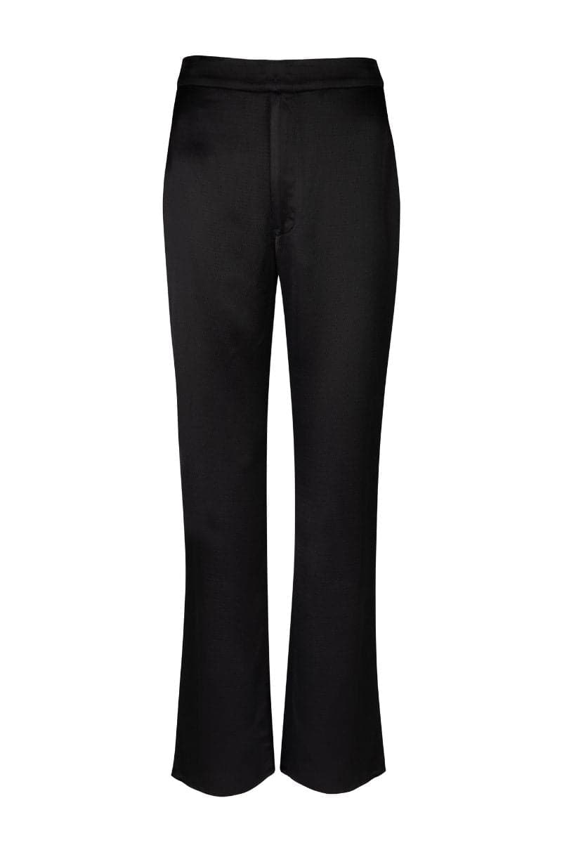 IDA BLACK HIGH-RISE PANTS - CULT MIA