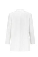 White Ontario blazer by Arti Apparel featuring a tailored fit, notched lapel, and sleek design perfect for formal or casual wear.