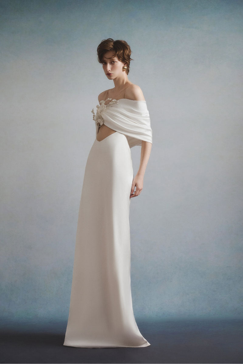 ISOLDE DRAPED DRESS ISOLDE DRAPED DRESS