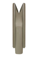 LEDIEL Olga taupe gown featuring a flowing design with elegant fabric and a sophisticated silhouette.