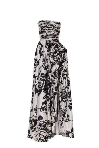 DAFFODIL DRESS IN BLACK/IVORY | CULT MIA | Tarık Ediz