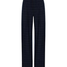 Blue checked Carrot Pants by ColoReve featuring a tailored fit and classic checkered pattern, perfect for casual or stylish wear.