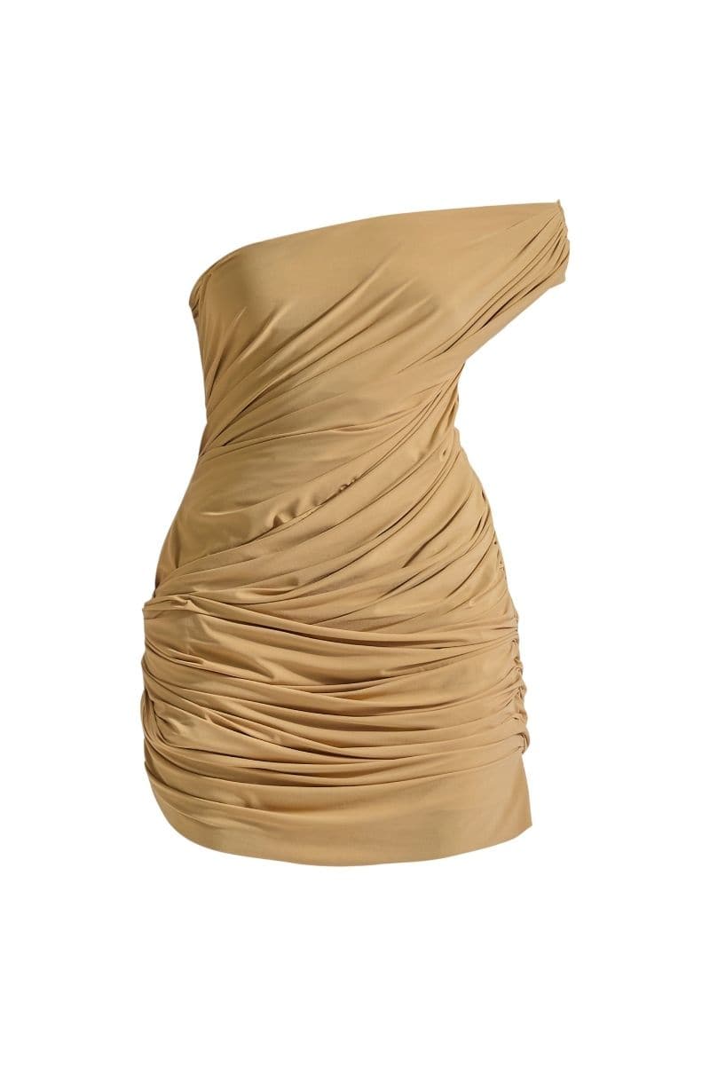 Deme by Gabriella CULT MIA X DEME mini dress in vibrant fabric, featuring a fitted silhouette and stylish design.