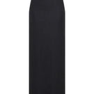 Black long pencil skirt from Lecia, a sleek maxi skirt with a fitted silhouette, displayed against a neutral background.
