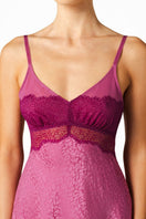 NK IMODE Sydney Seaside bust-support chemise in freesia, lightweight nightgown with floral design and adjustable straps.